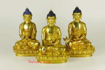 Bộ Tôn tượng Phật Thích Ca - Dược Sư - Di Đà
